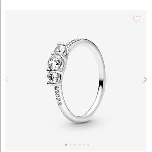 Pandora three stone ring